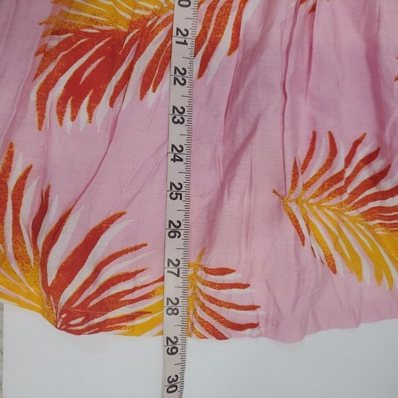 The sang mini Print ruffle off shoulder  Summer Coquette dress size  Medium - Picture 10 of 12